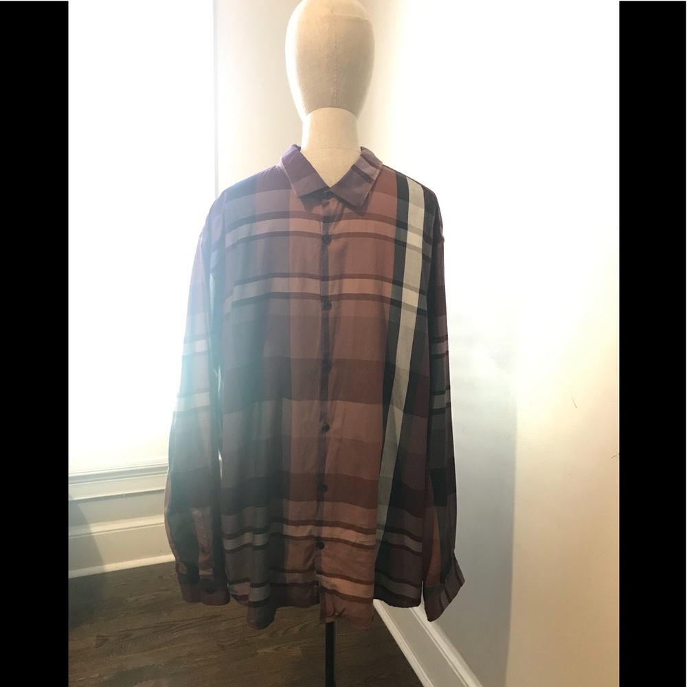 Alfani Button Down Collar Shirt, 3XL
